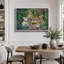 «Woodland Rabbit Tea Party», image de chambre de bébé, impression sur toile encadrée, impression numérique-133595066-133595068