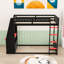 Lit superposé avec bureau, USB, lumières DEL et tablettes de rangement-2107171393-2107171398