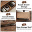 47.24" Farmhouse Coffee Table With Drawers-999627643