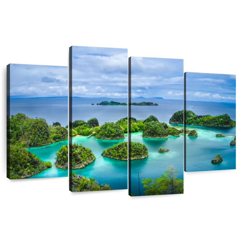 Gillard Pianemo Islands, 54" H x 84" W