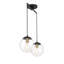 Luminaire suspendu sphérique unique à 2 lumières Calissa