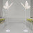 2Pcs Romantic Wedding Decoration Elegant Butterfly LED Floor Lamp Gold White Light-1801826119
