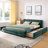 Queen Size Bed Frame (Blue; Green)-2116423065