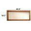 Miroir en bois massif