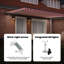 Ebern Designs Polyester Cover Retractable Patio Awning-946425490-946425482