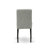 7 Piece Dining Room Table Set consists of a rectangular wooden table with Butterfly Leaf and 6 Shitake Linen Fabric Upholstered Chairs, Black-224196212-224196215-160717490