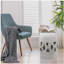 Tabouret tambour en céramique émaillée 10,5 po x 17 po - Table d'appoint intérieure / extérieure - Tabouret de jardin décoratif