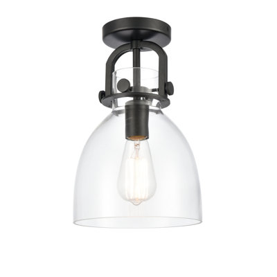 Borgen Glass Semi Flush Mount
