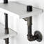 Oregon 2 Piece Industrial Pipe Shelves-166047957