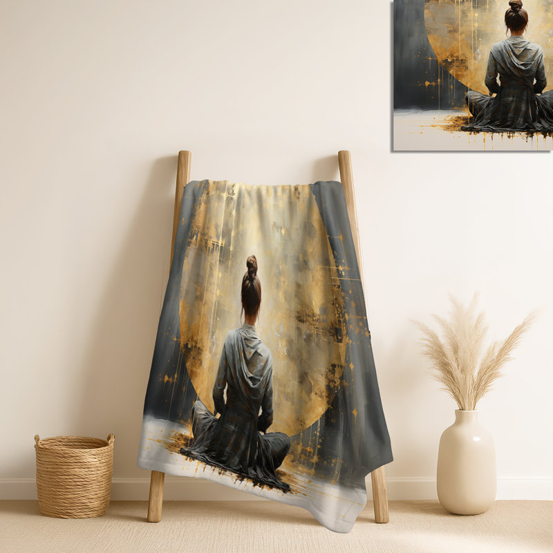 Minimalisme méditation Pose I - jeté de méditation