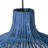 Unique Blue Rattan Pendant Light,Basket Chandelier for  Kitchen Hallway Dining Farmhouse-329437625