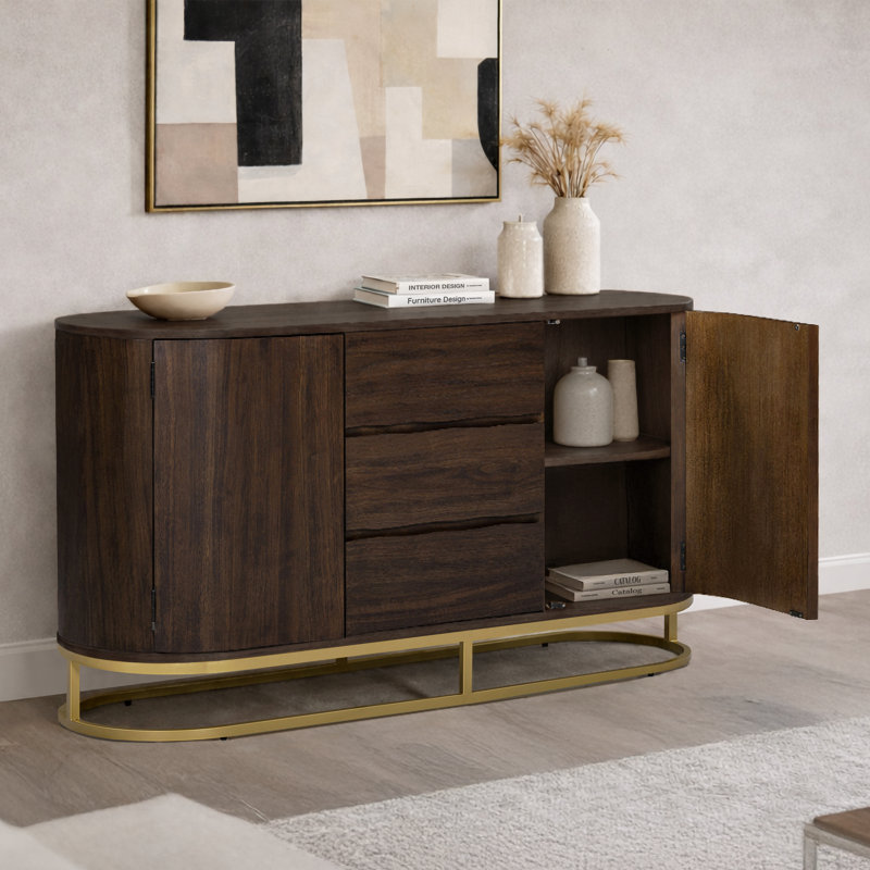 Buffet Modern, Noyer