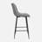 PU Leather Upholstered Counter & Bar Stool with Metal Legs-1552994417
