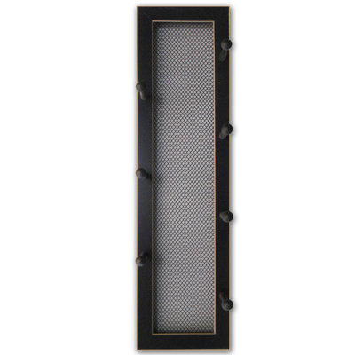 Porte-gobelet 7 crochets par Millwork Engineering, cadre noir