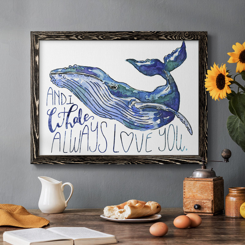 «Whale Love I», Noir, H 14 po x l 20 po x P 1,5 po