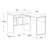 Joziah L-Shaped Writing Desk with Power Outlet