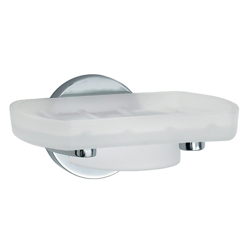 Loft Bathroom Storage Container, Brushed Nickel