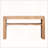 Rustic Solid Wood Console Table with Storage Shelf