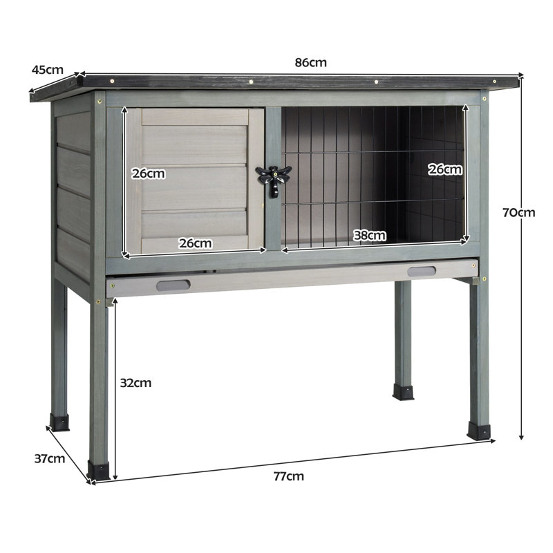 Weather Resistant Rabbit Hutch