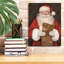 «Checking It Twice Santa» par Ashley Bradley, art mural sur toile