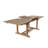 Extendable Rectangular Teak Outdoor Dining Table-79077720