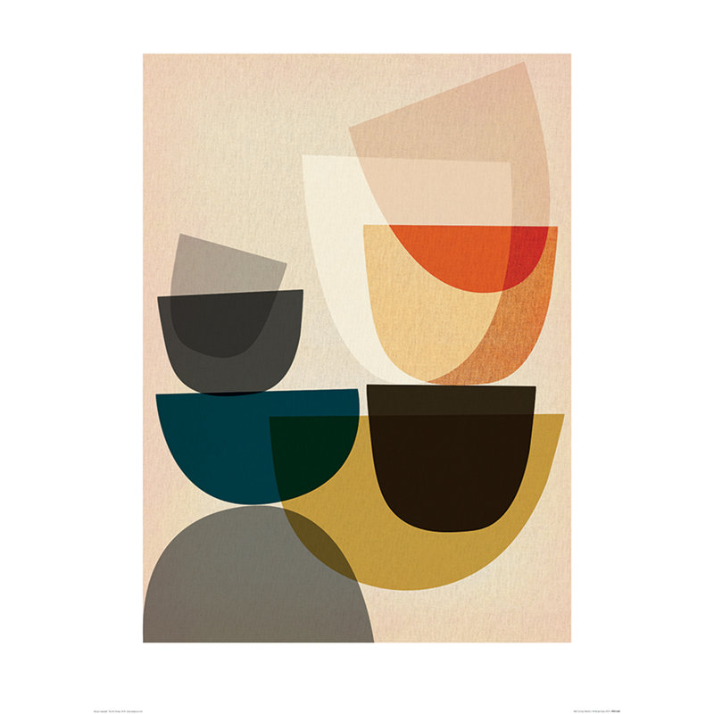 Mid-Century Modern I by Nicola Evans - Print, Unframed Paper