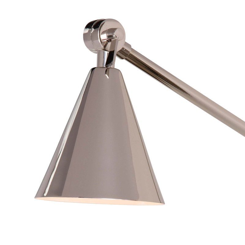 Sal Task Sconce, Polished Nickel