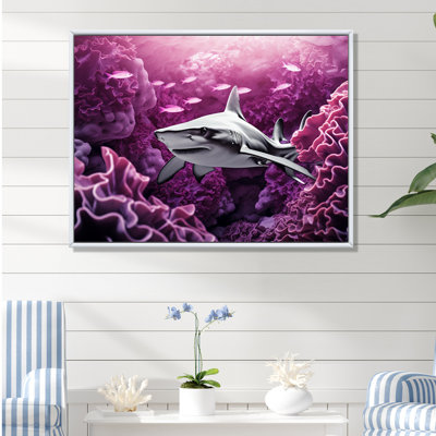 " Hammerhead Purple Sharks I "