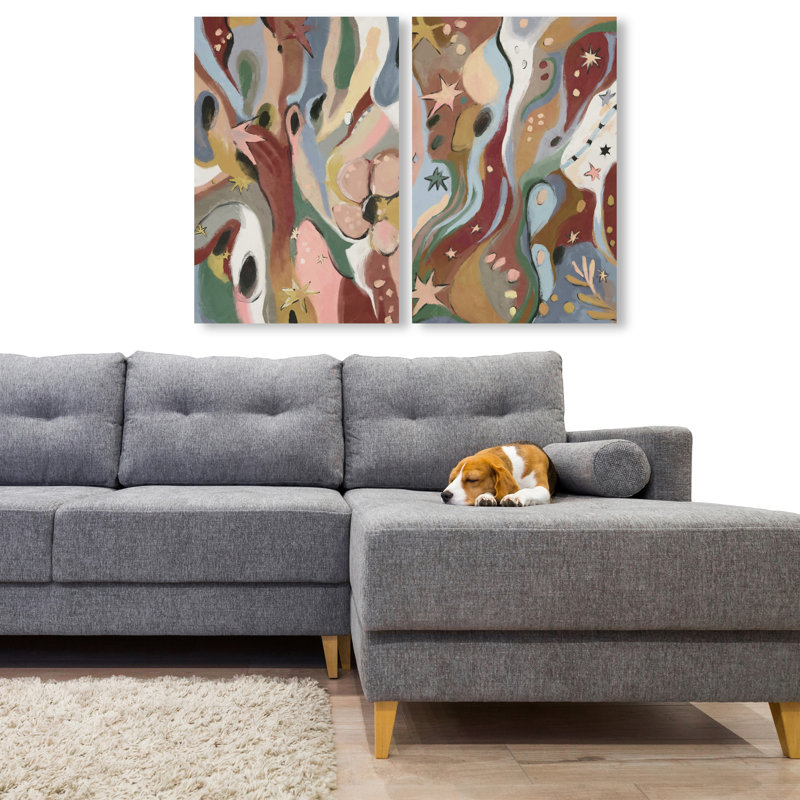 Modern Folk Set Set by Oliver Gal, 30"H x 20"W, Gallery Wrapped