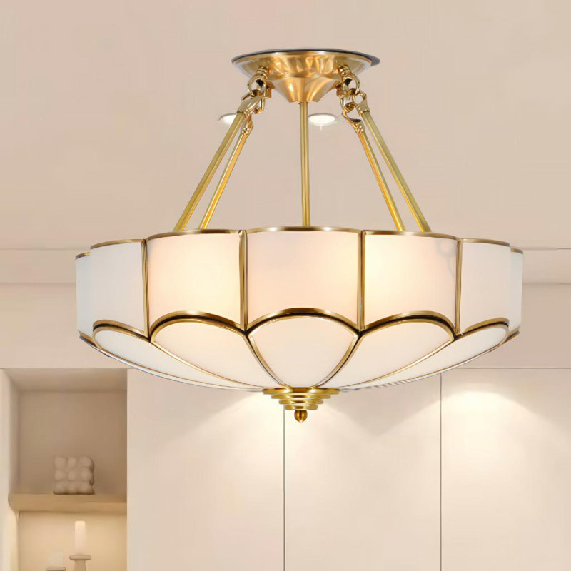 Lampe de style européen avec lampe suspendue style européen moderne