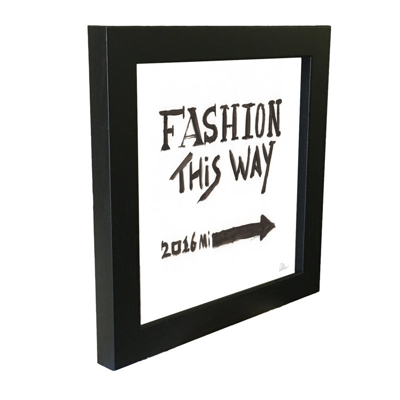 Single Picture Frame Print on Canvas, 31cm H x 31cm W x 3cm D