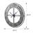 Retro Oversized 30" Wall Clock