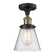 Williston Forge Arceneaux Glass Semi Flush Mount & Reviews | Wayfair