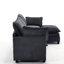 Grand velours avec et double coussin - Comfy Furniture Canapé rembourré 2 coussins lombaires-1926088849