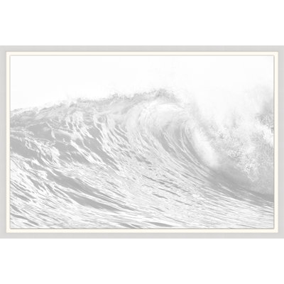 Breaking Waves, impression d'art graphique encadré 2 po