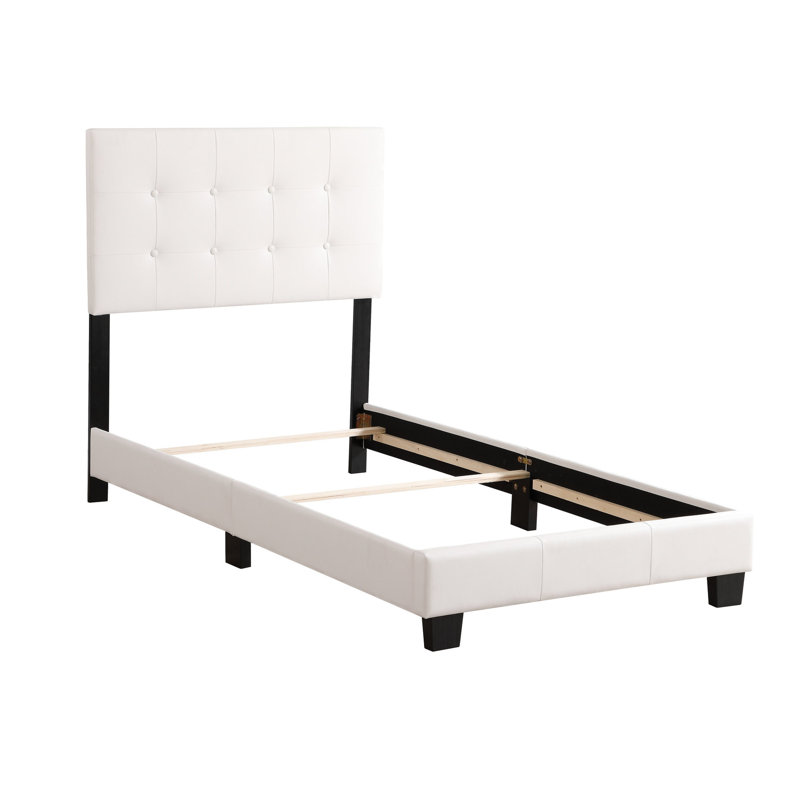 Lit simple rustique rembourré en mousse blanche - G1305 de Glory avec matériau en polyuréthane