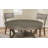 Harto Round with Solid Wood Base Dining Table