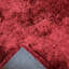 Tapis en polyester à poils longs rouge tissé à la main Joellen-122739088-122739092