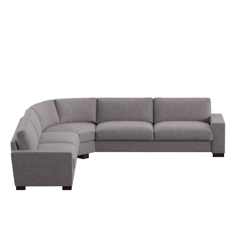 Michaella Upholstered L-Shaped Sectional Symmetrical