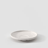 Villeroy & Boch Afina Coffee Cup Saucer, Premium Porcelain, Made in Germany, Dishwasher and Microwave Safe, 5.5 in, Stackable, White