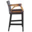 Tabouret de comptoir rembourré Caedon Gianni-1806744778