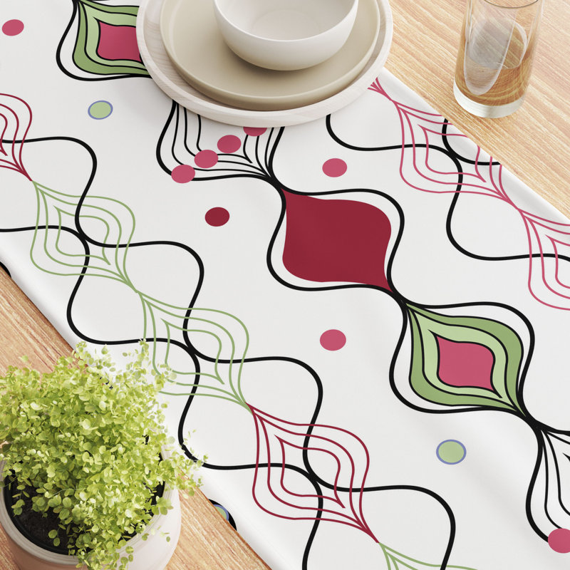 Table Runner, 100% Cotton, Floral 99, 90" x 16"
