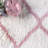 Cuanaic Trellis Shag Performance White/Pink Rug-1542548005