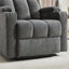 83 cm Wide Modern Upholstered Manual Recliner with Cup Holder