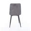  Aspen Sintered Stone Square Table with 2 Straight Stitch Upholstered Fabric Chairs - Modern Dining Set-1137626912-1131695474