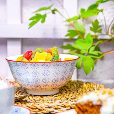 Nicola Spring - Hand-Printed Cereal Bowl