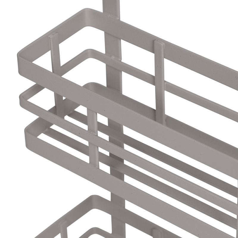 10 Jar Spice Rack, Gray