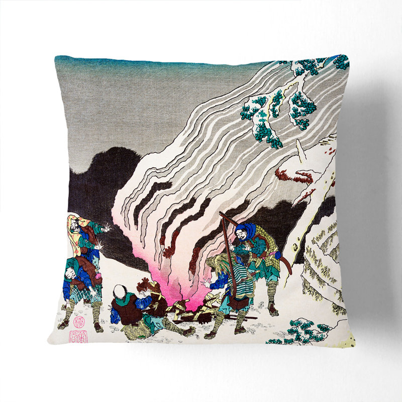 Square Cushion, Black, 55cm H x 55cm W x 20cm D