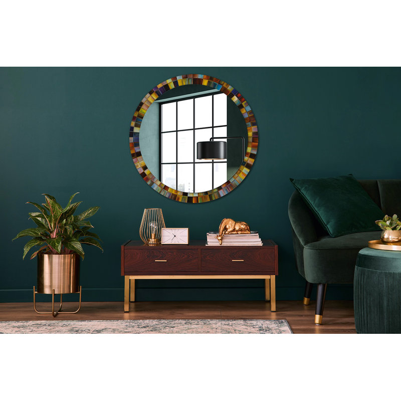 Huldar Glass Flat Wall Mirror