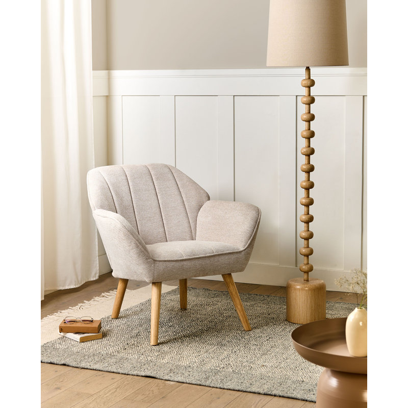 TORUD Upholstered Armchair, Beige